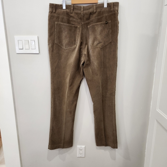 Vintage Orvis Pants Mens 42x31 (Fits 38x31) Brown Corduroy Signature Collection - Picture 2 of 13